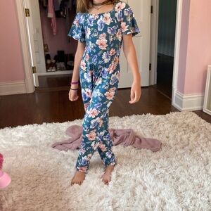 One-piece Floral Romper